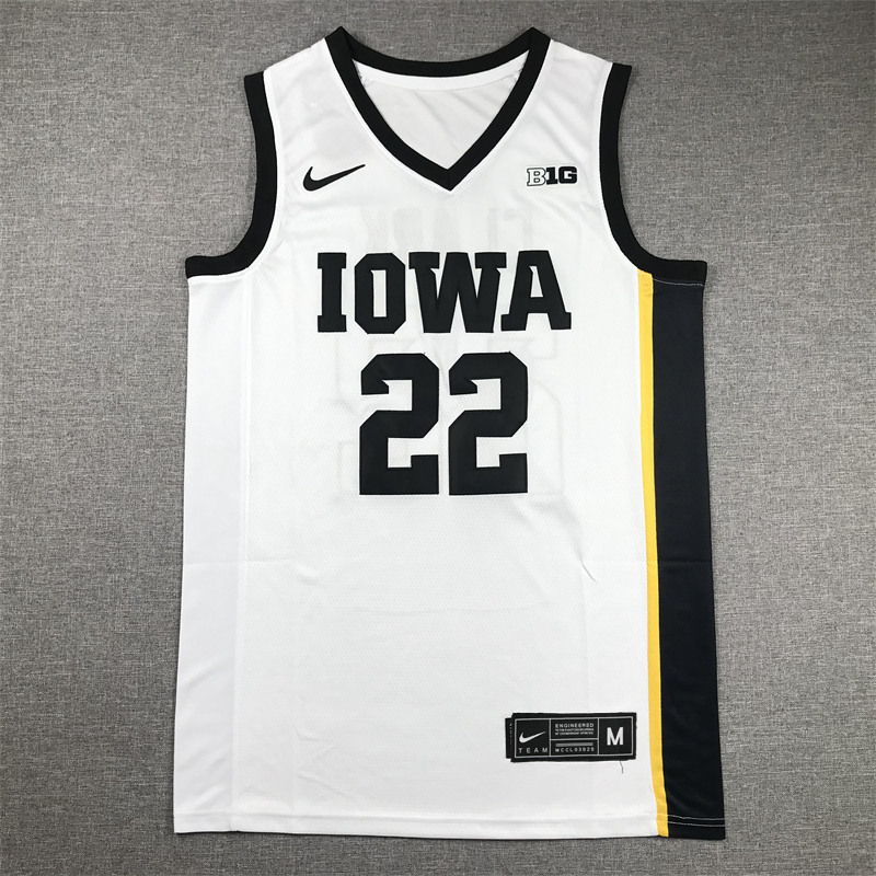 Men Iowa Hawkeye #22 Clark White Nike 2024 NBA Jersey->->NCAA Jersey